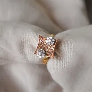 Detachable Floral Pendant Ring