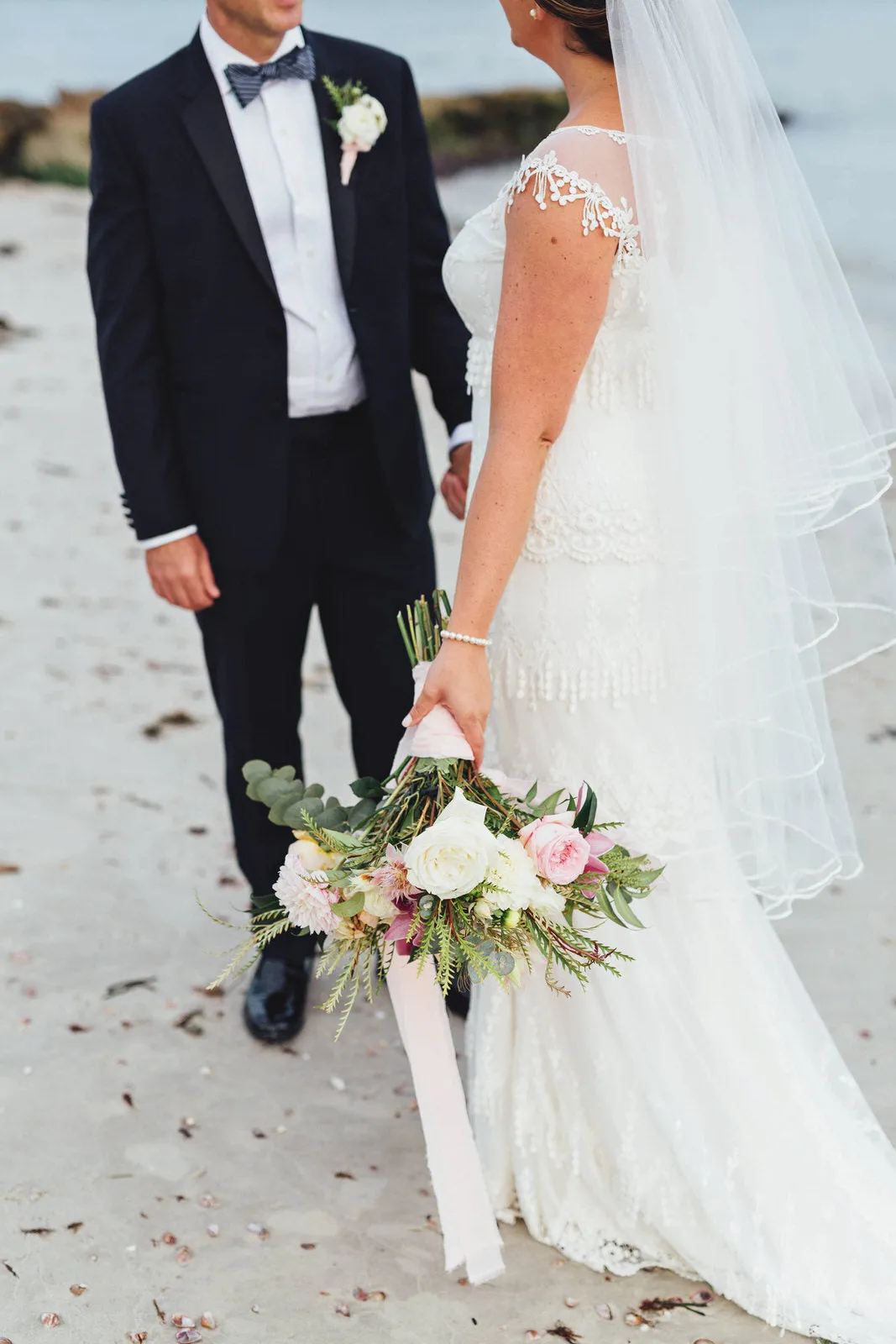 DIY Ribbon Edge Fingertip Length Wedding Veil Pattern