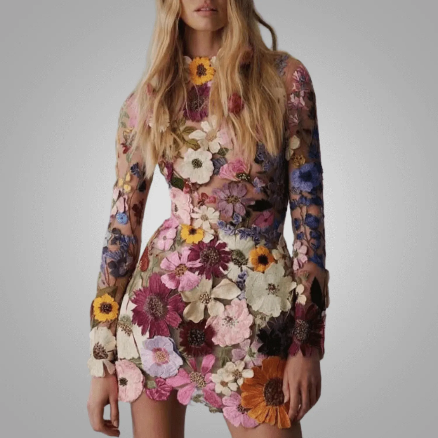 Elegant Floral Dress