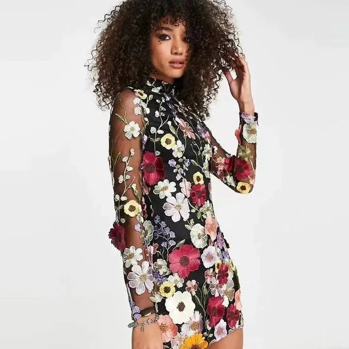Elegant Floral Dress
