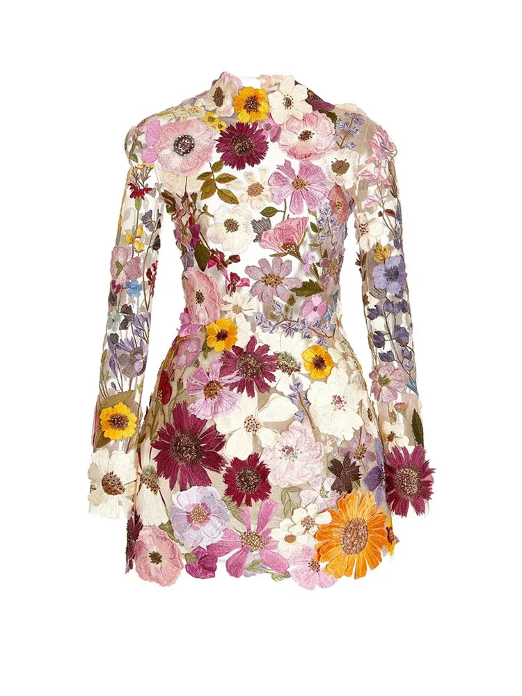 Elegant Floral Dress