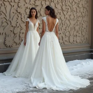 Elegant Wedding Dresses Custom made Formal Bridal Grown 2025 Vestido De Noiva