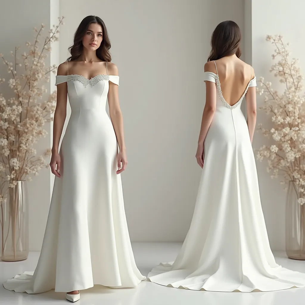 Elegant Wedding Dresses Custom made Formal Bridal Grown 2025 Vestido De Noiva