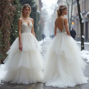 Elegant Wedding Dresses Custom made Formal Bridal Grown 2025 Vestido De Noiva