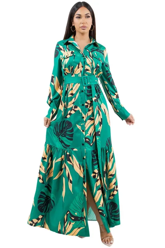 Enchanted Garden Ensemble Botanical Harmony Dress