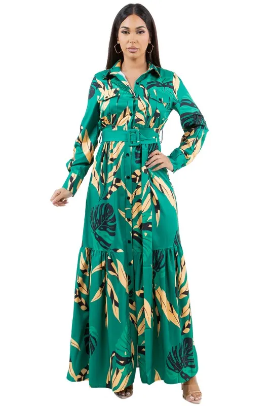 Enchanted Garden Ensemble Botanical Harmony Dress
