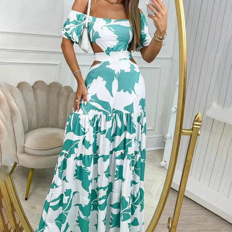 Farida - Stylish Off Shoulder Woman's Dress
