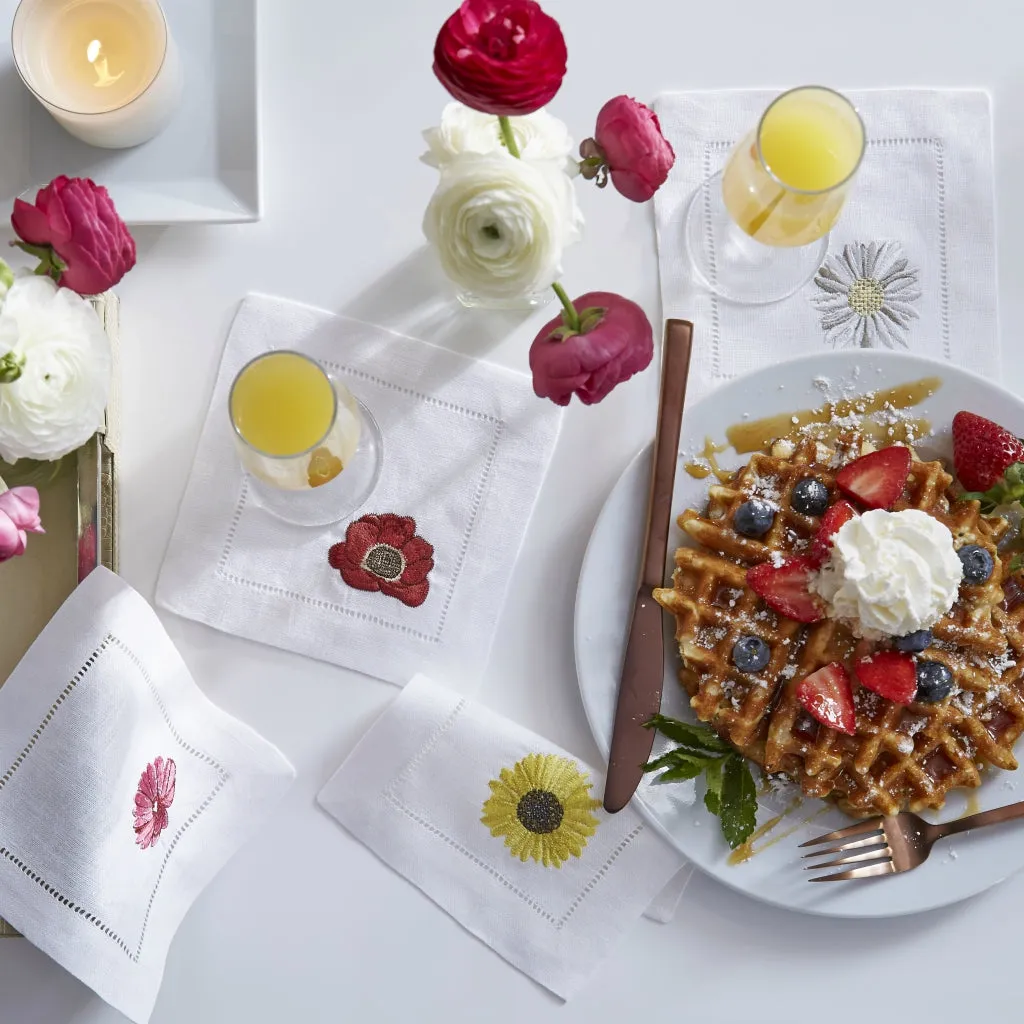 Fiori Floral Cocktail Napkins