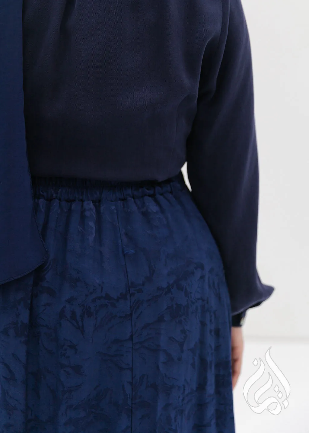 Flare Maxi Skirt - Dawn Navy