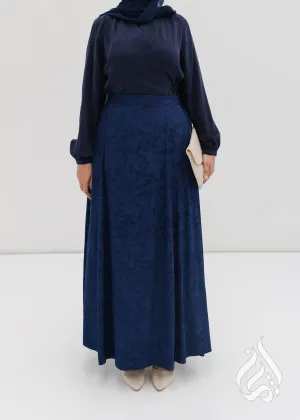 Flare Maxi Skirt - Dawn Navy