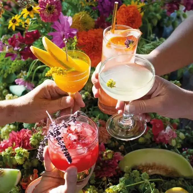Flower-Infused Cocktail: Flowers, with A Twist