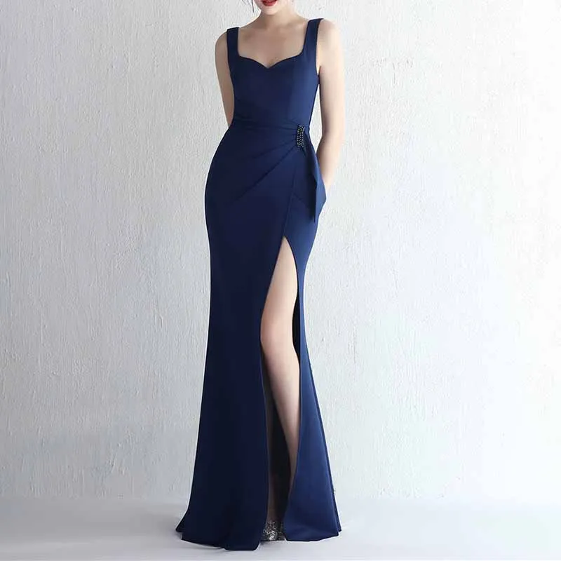 Formal Event Dress Long Sequin Evening Prom Dress For Wedding