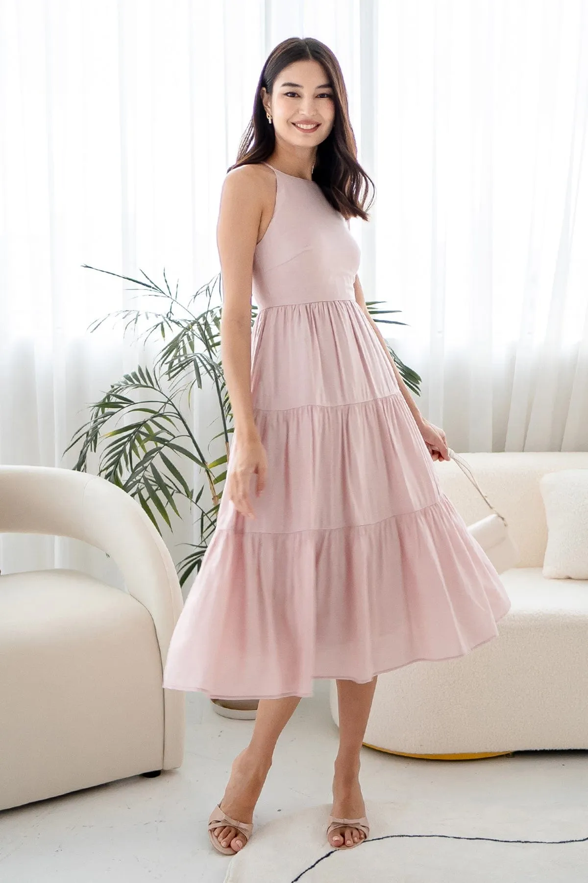 FRANKLIN TIER MIDAXI IN PINK