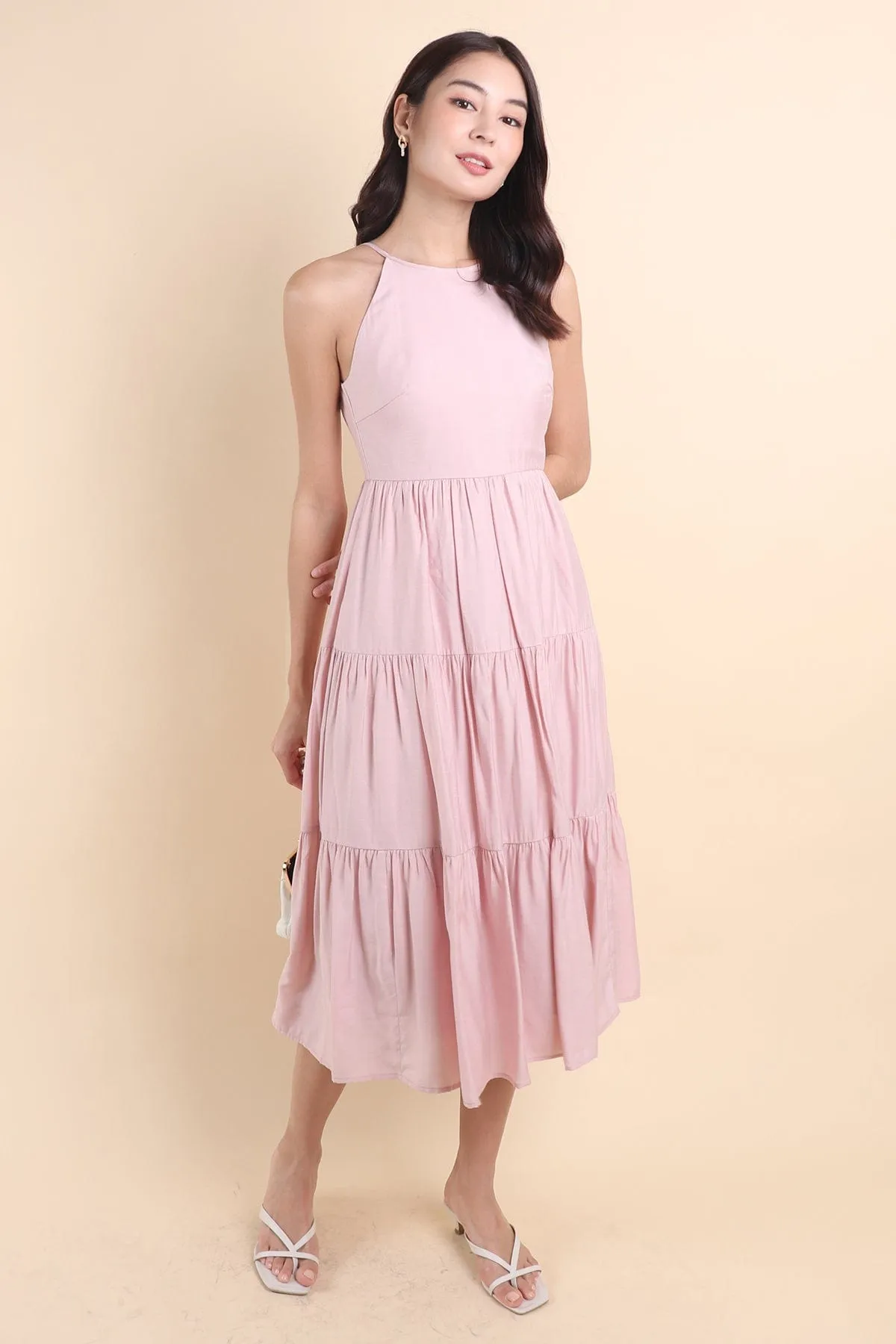 FRANKLIN TIER MIDAXI IN PINK