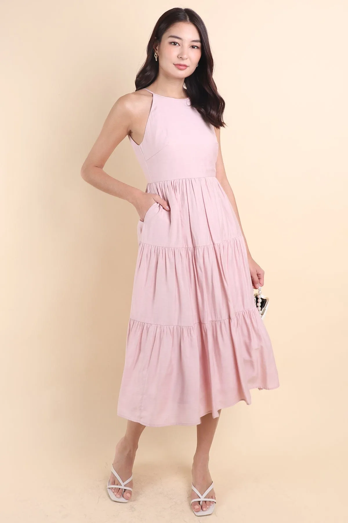 FRANKLIN TIER MIDAXI IN PINK