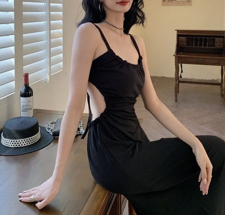 FRENCH HALTER DRESS UB98225