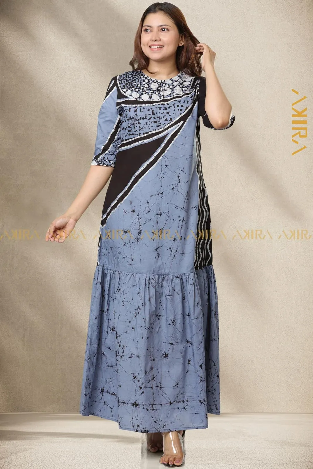 Gardenia Batik Dress | Kaftan, Bohemian Dress, Floral Dress, Boho Maxi Dress