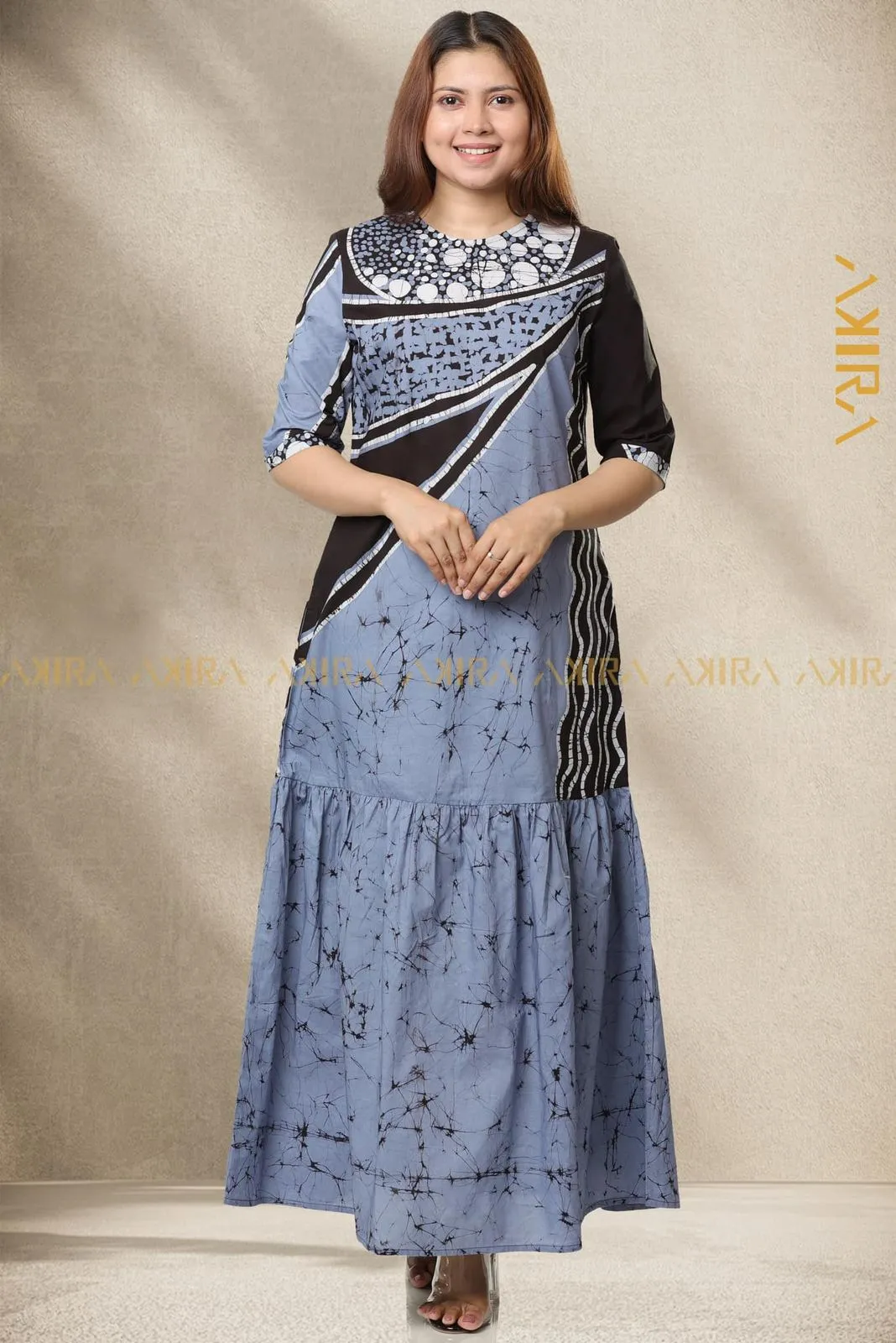 Gardenia Batik Dress | Kaftan, Bohemian Dress, Floral Dress, Boho Maxi Dress