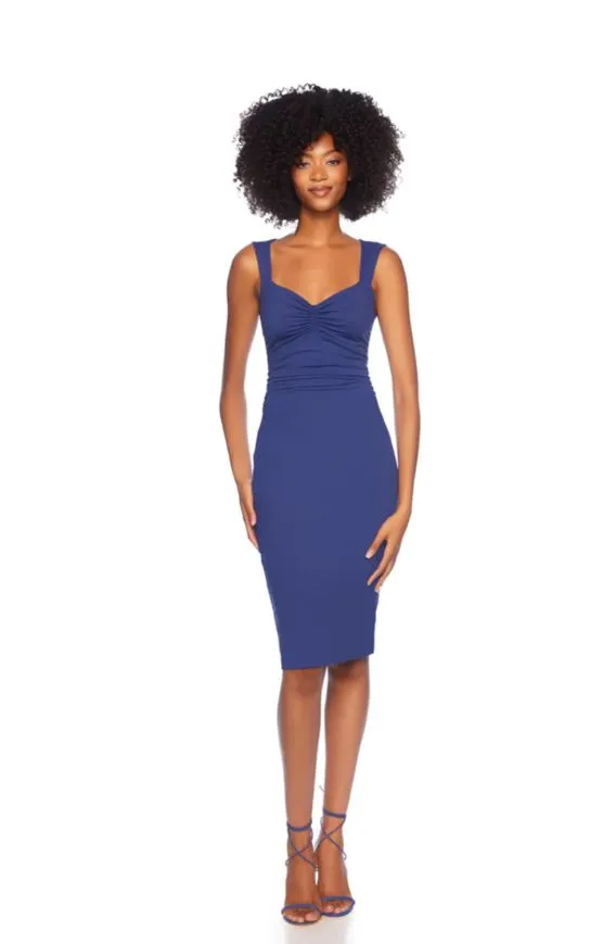 Gathered Midi Dress