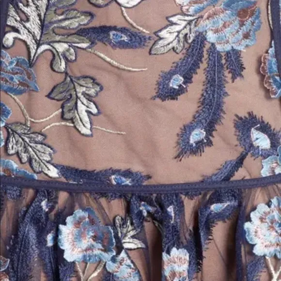 HarlynEmbroidered Cocktail Dress