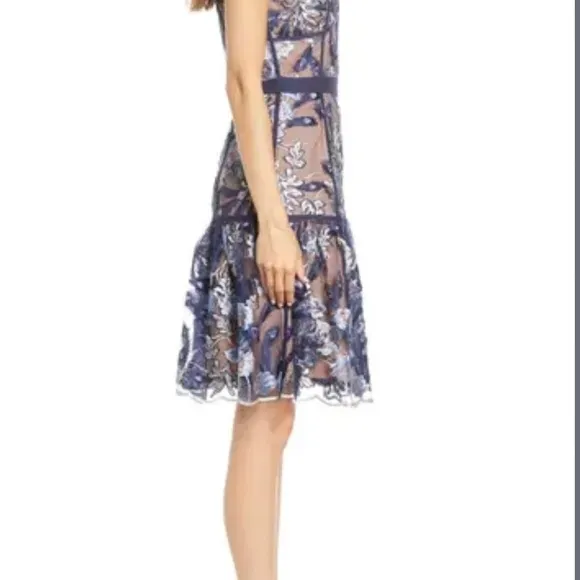 HarlynEmbroidered Cocktail Dress