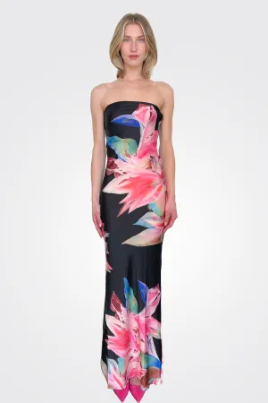 Hope Maxi Dress - Black Multi