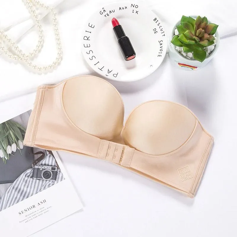 INVISIBLE STRAPLESS SUPER PUSH UP BRA ??HOT SALE 50%??