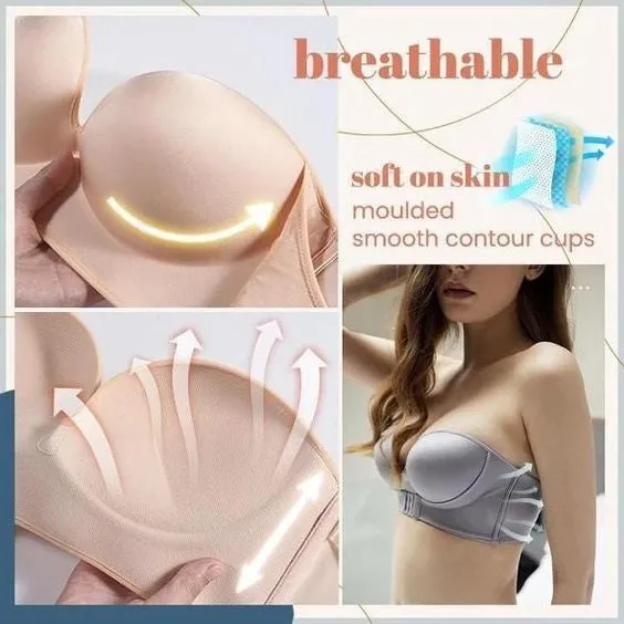 INVISIBLE STRAPLESS SUPER PUSH UP BRA ??HOT SALE 50%??
