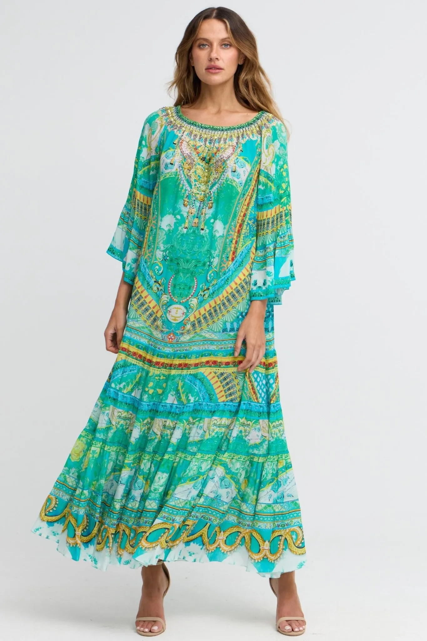 Isle Of Dreams Off Shoulder Maxi Dress