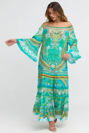 Isle Of Dreams Off Shoulder Maxi Dress
