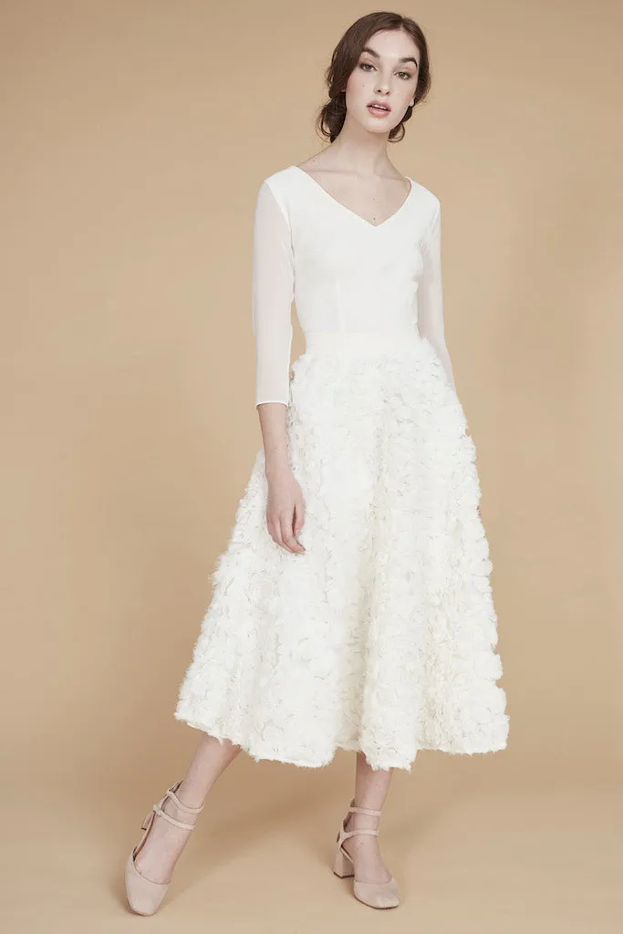 Je t'aime Je t'aime | Chiffon Bridal Top