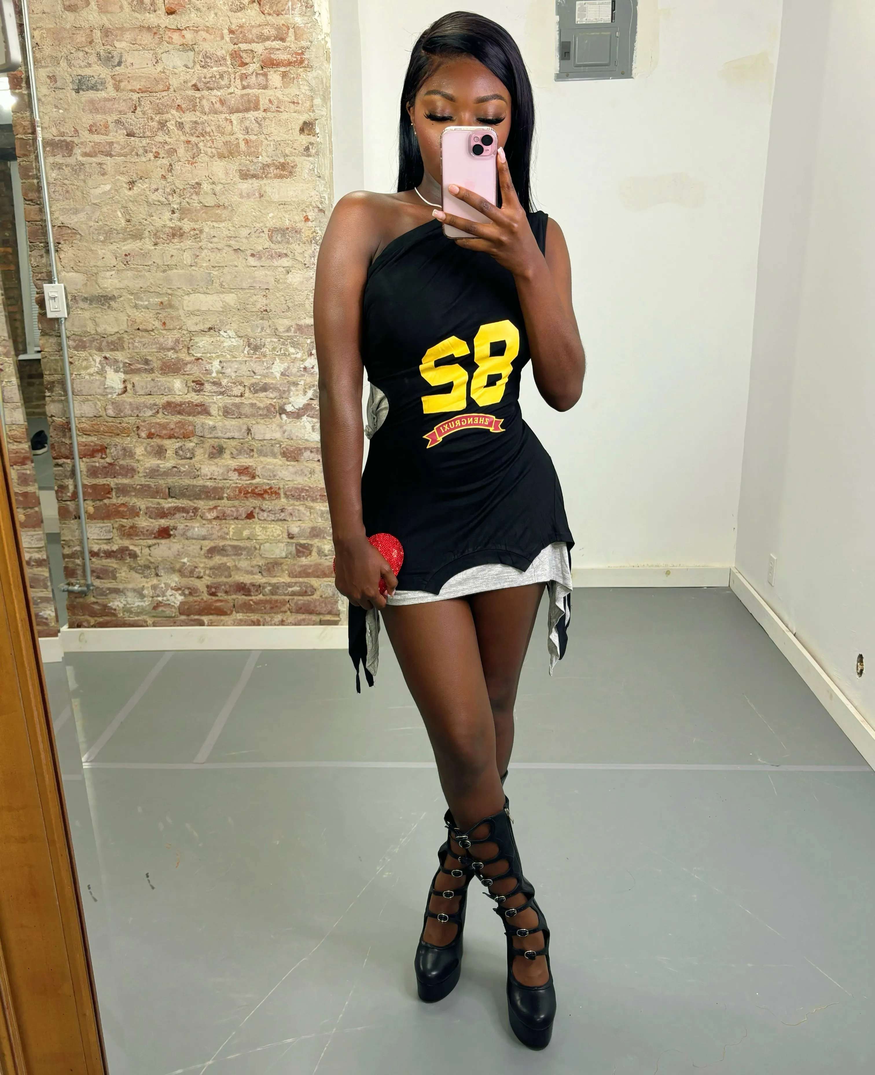 “Jersey City” Off the shoulder dress