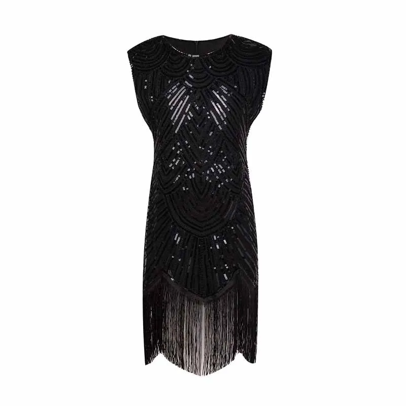 Kid's Dazzling Flapper Costume Sequin Short Prom Dress