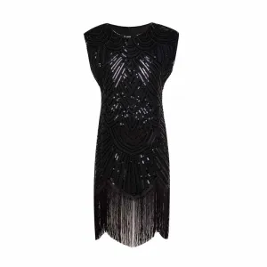 Kid's Dazzling Flapper Costume Sequin Short Prom Dress