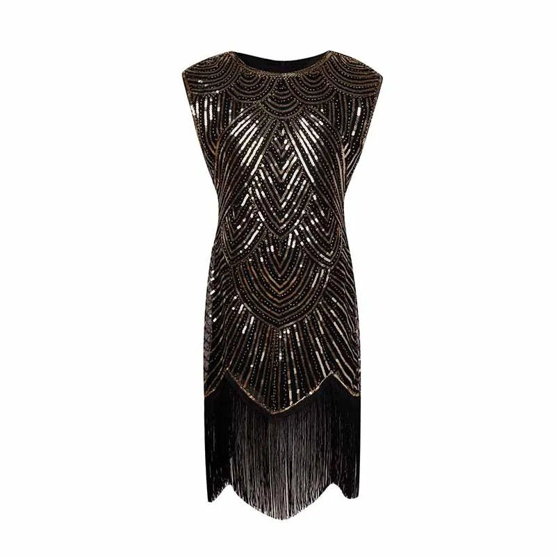 Kid's Dazzling Flapper Costume Sequin Short Prom Dress