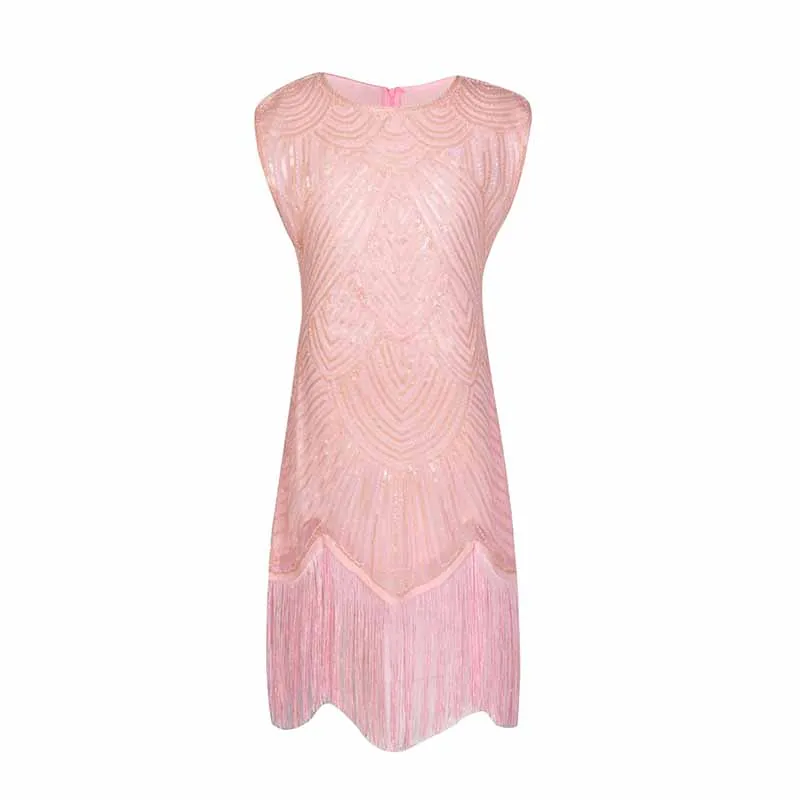 Kid's Dazzling Flapper Costume Sequin Short Prom Dress