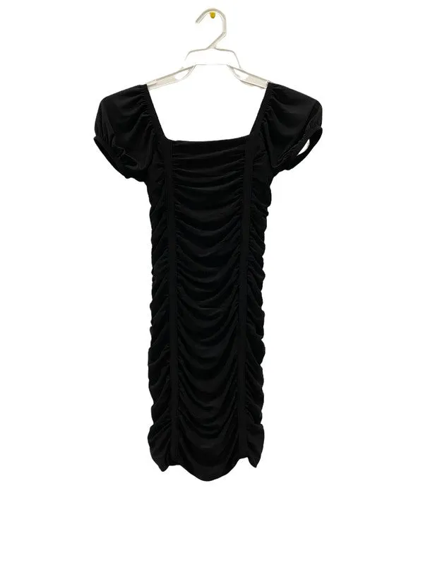 Kids Ruched Short Sleeve Dress