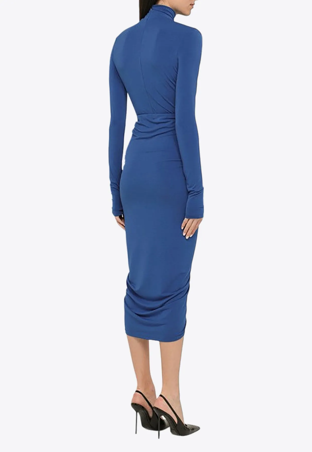 Kim Ruched Midi Dress