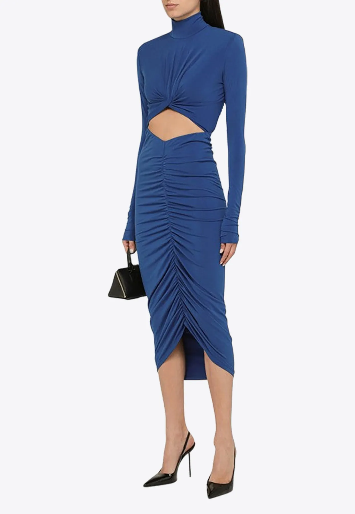 Kim Ruched Midi Dress