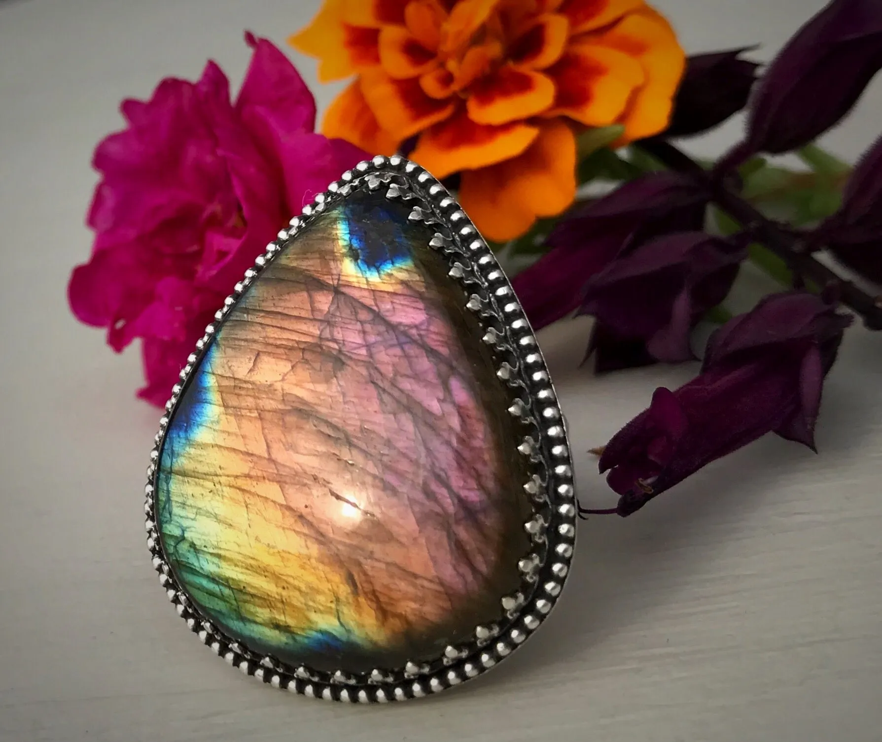 Labradorite Ring