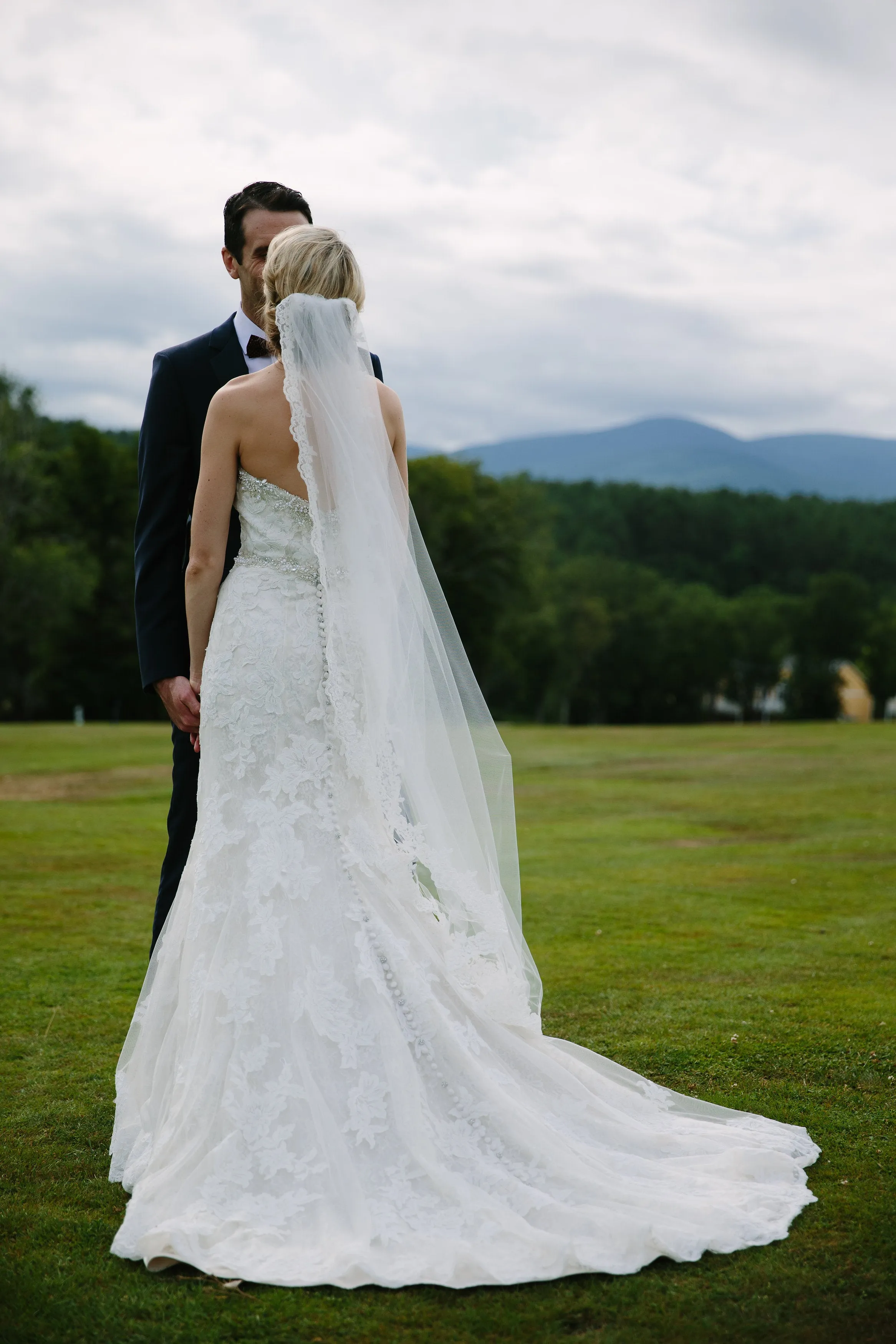 Lace Waltz Length Wedding Veil, White / Off White / Light Ivory / Ivory Bridal Veil