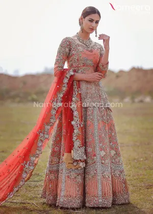 Latest Bridal Dress Pakistani for Wedding 2021 #BR139
