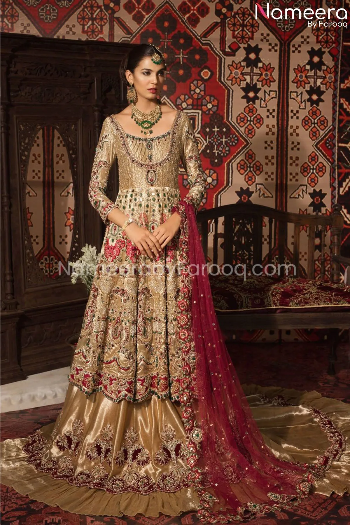 Latest Bridal Lehenga Pakistani Online 2021 #BB246