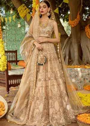 Latest Bridal Lehnga Choli in Skin Color #N7056