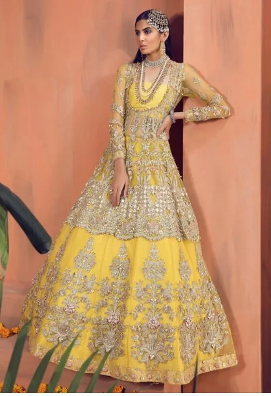 Latest Designer Mehndi Outfit for Women #N7016