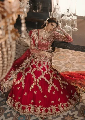 Latest Traditional Red Bridal Lehenga 2019 # B1992