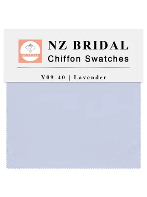 Lavender Fabric Swatch Samples Chiffon