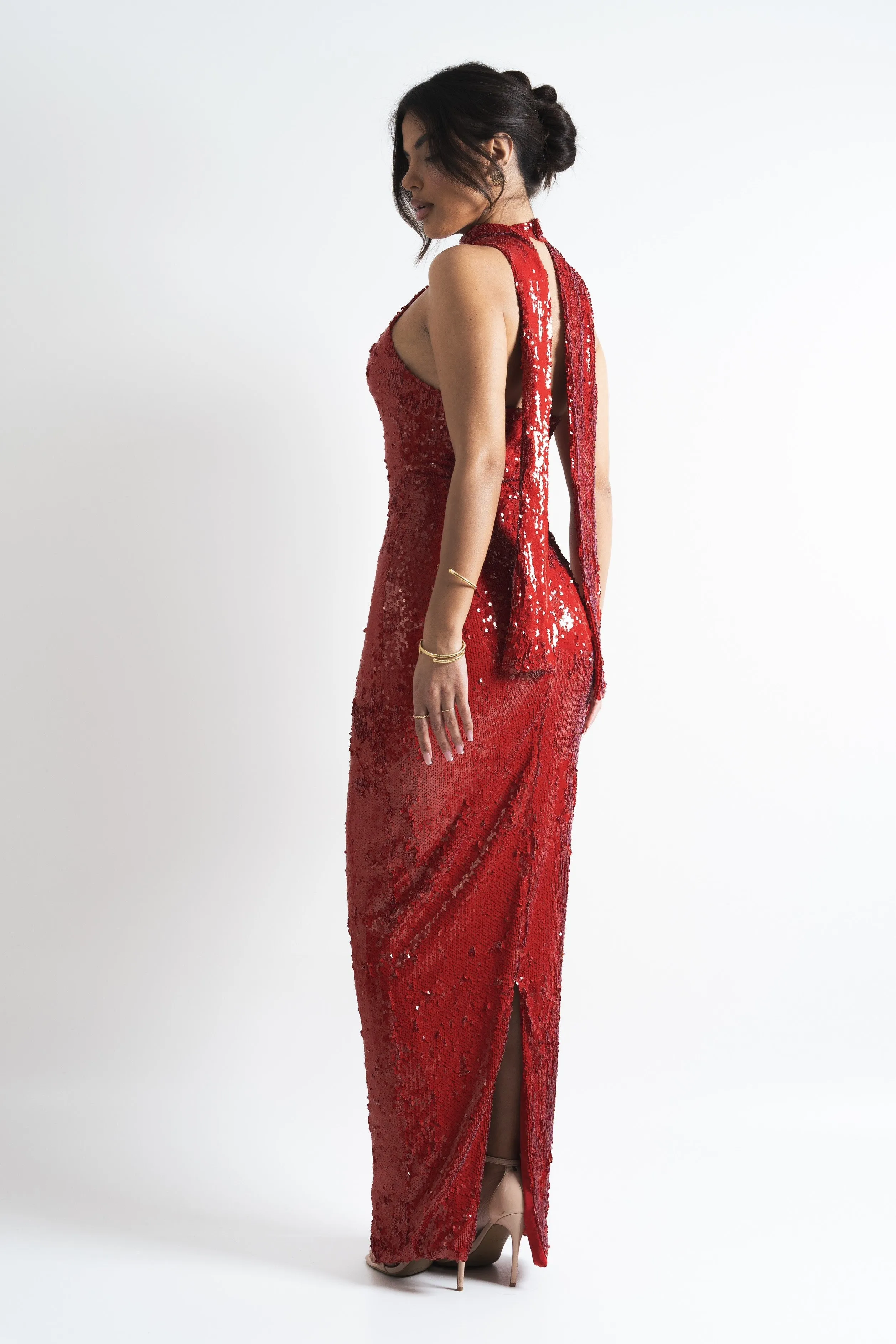 Lenora Red Dress