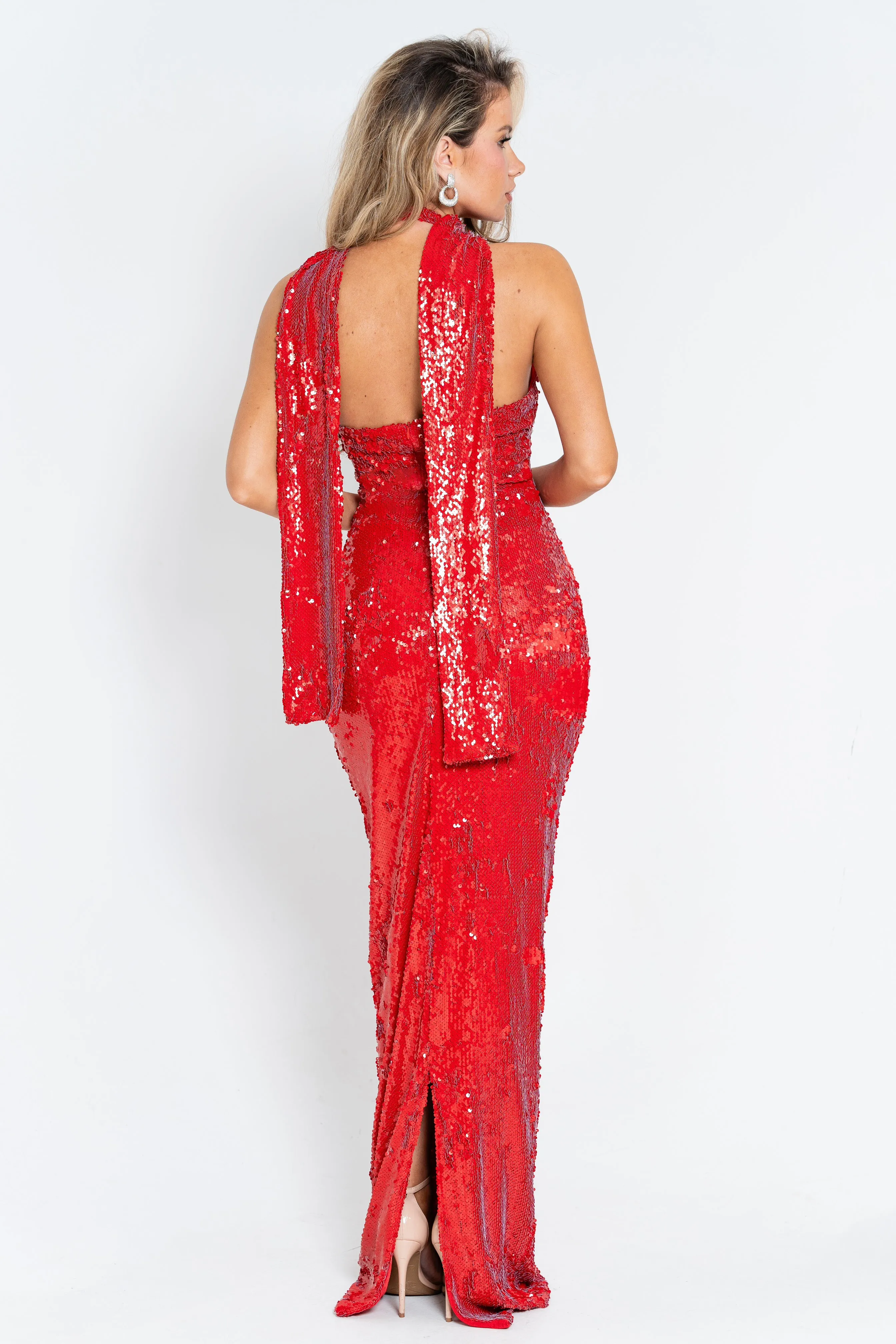 Lenora Red Dress