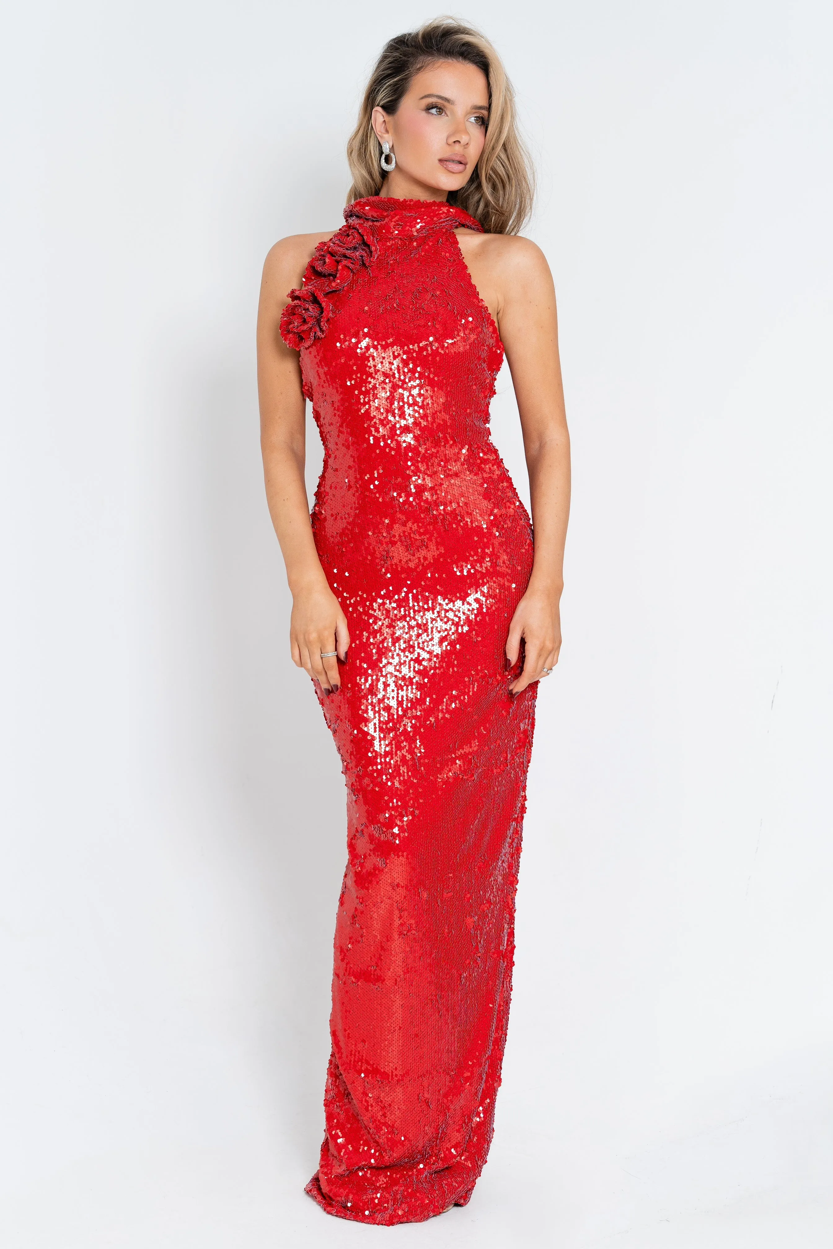 Lenora Red Dress